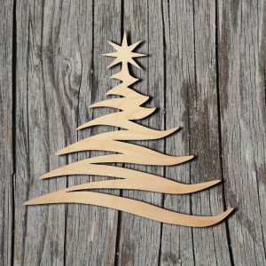 Christmas Tree - Laser Cut Unfinished Wood Cutout Shapes - Always check sizes and measure