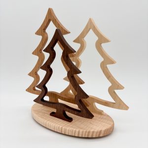 Christmas Decoration, Christmas Gift, Handcrafted Wooden Trees, Wood Decor, Personalized Christmas Gift, Rustic Home Accent, Wood Sculpture